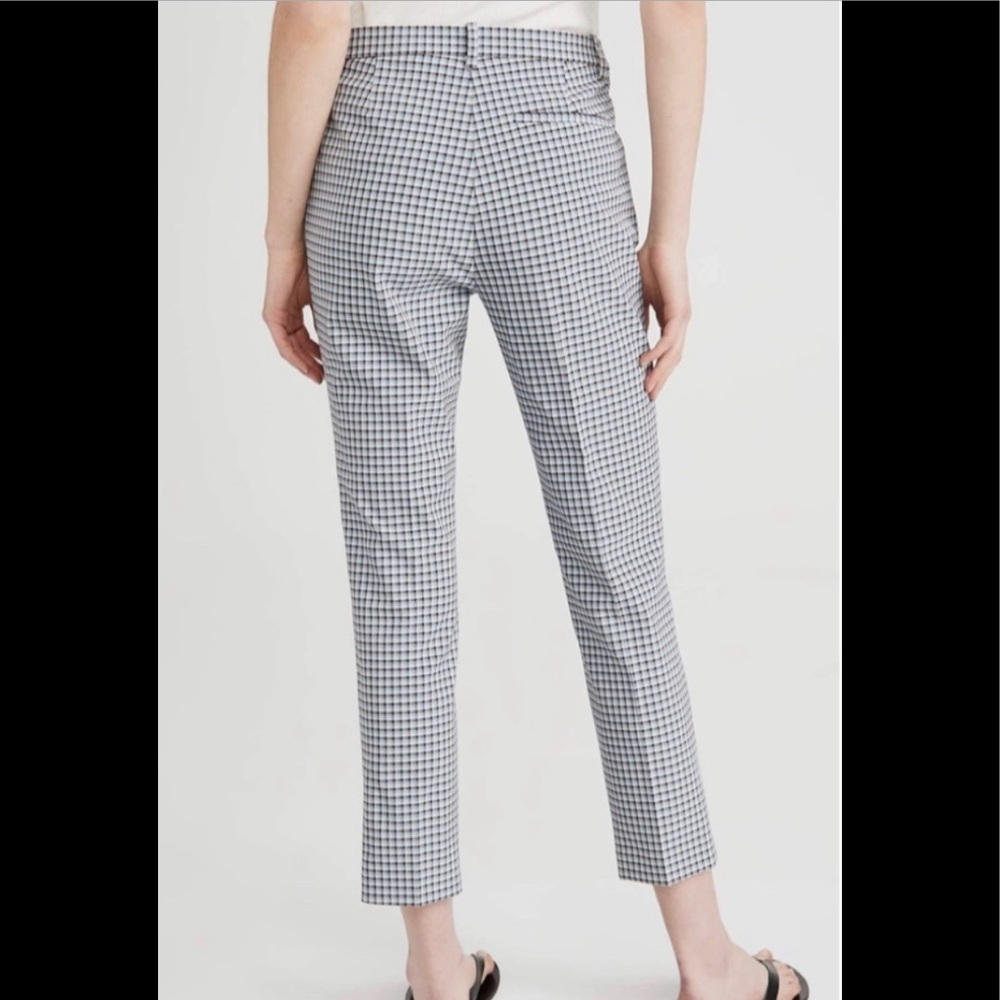 Theory Slim Fit Plaid Trouser Pants - Picture 2 of 2